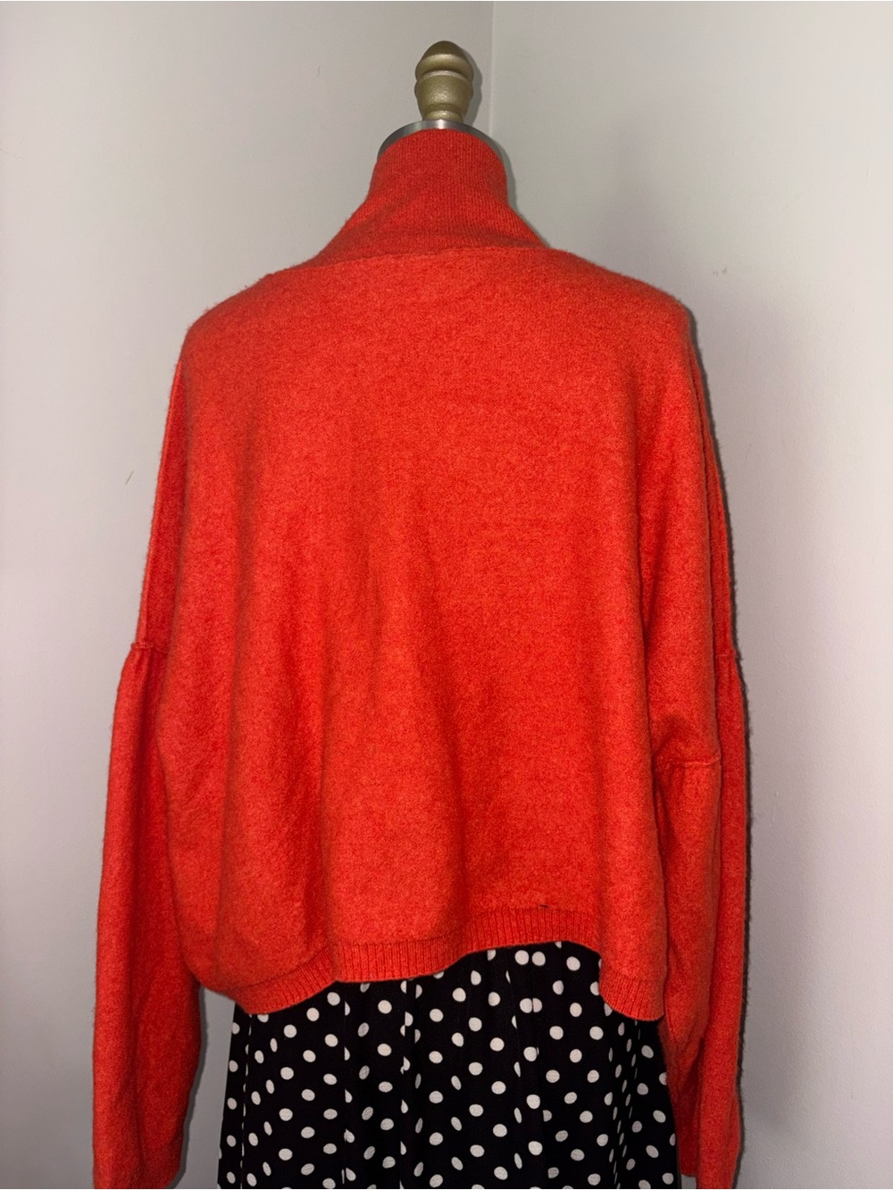 Free People Red Cashmere Sweater Size Large - Picture 5 of 8
